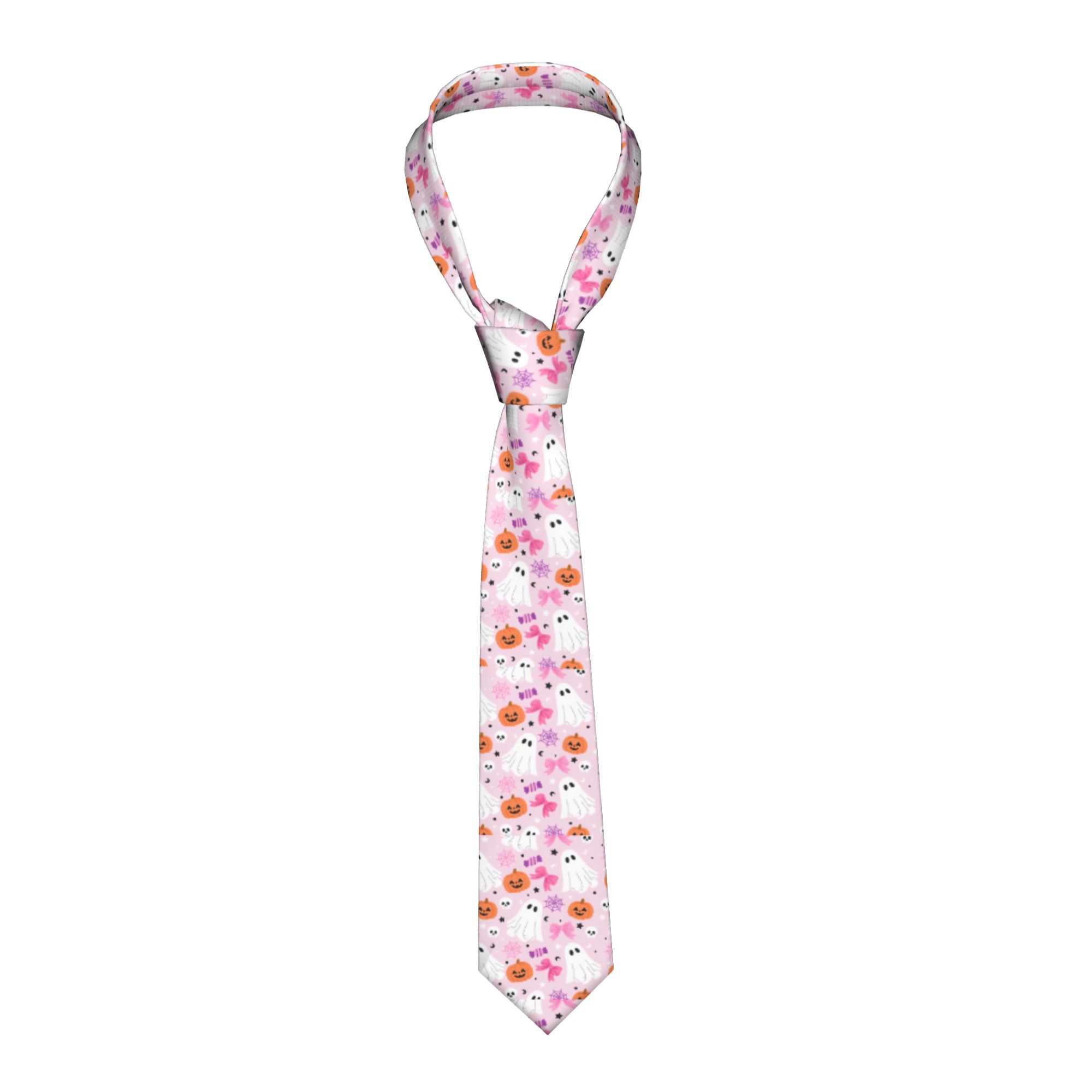Розовый галстук с узором призр – обзор и цена Skinny Tie Men