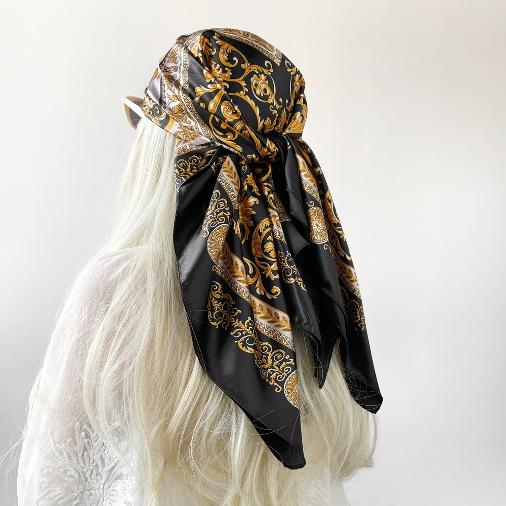 Шелковая атласная квадратная ш – обзор и цена Scarf Silk Square