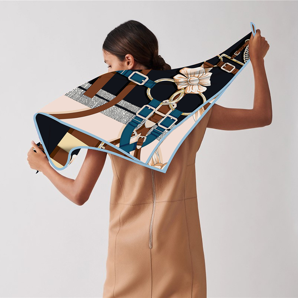 90 см новый дизайн пояса сарже – обзор и цена Scarf Silk Square