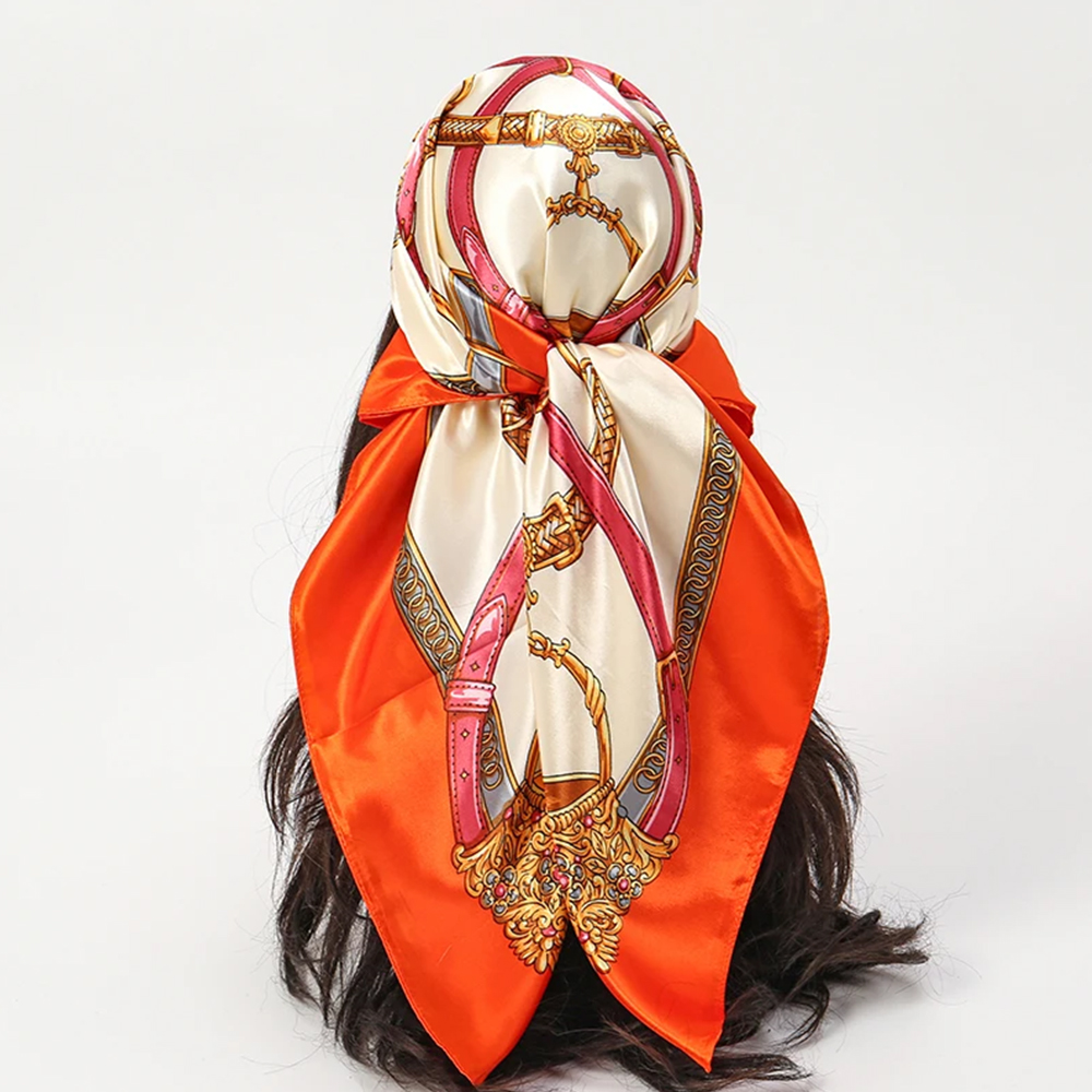 Модные шарфы 90*90 см для женщ – обзор и цена Scarf Silk Square