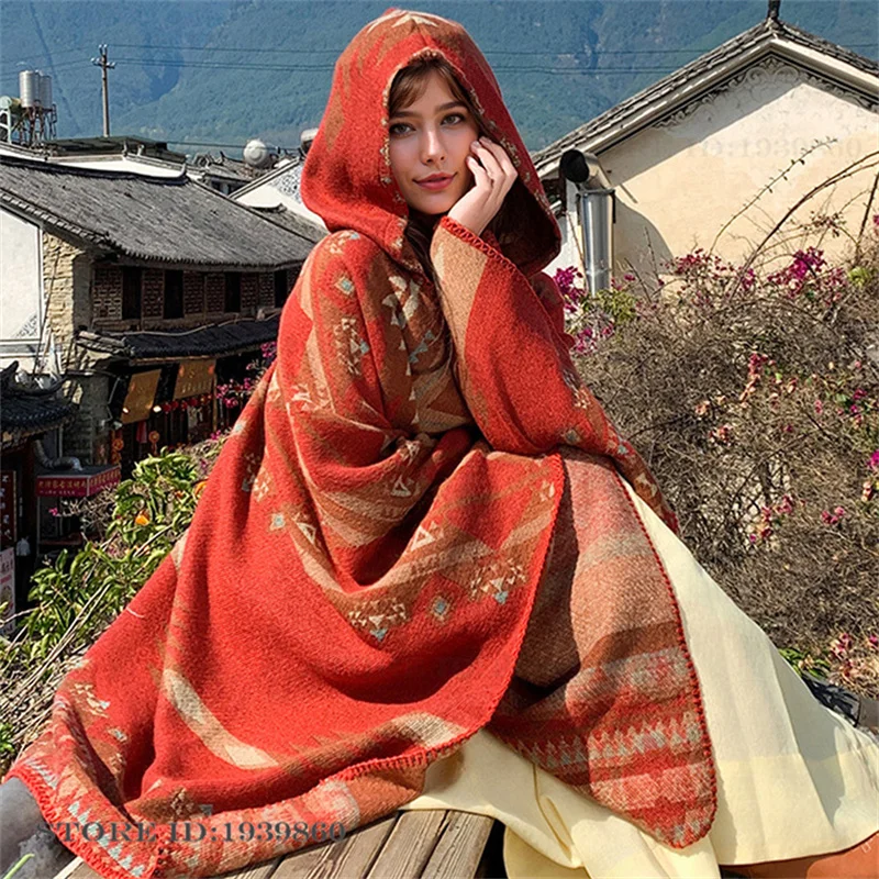 Новая теплая накидка-шарф с ка – обзор и цена Woven Scarf Blanket