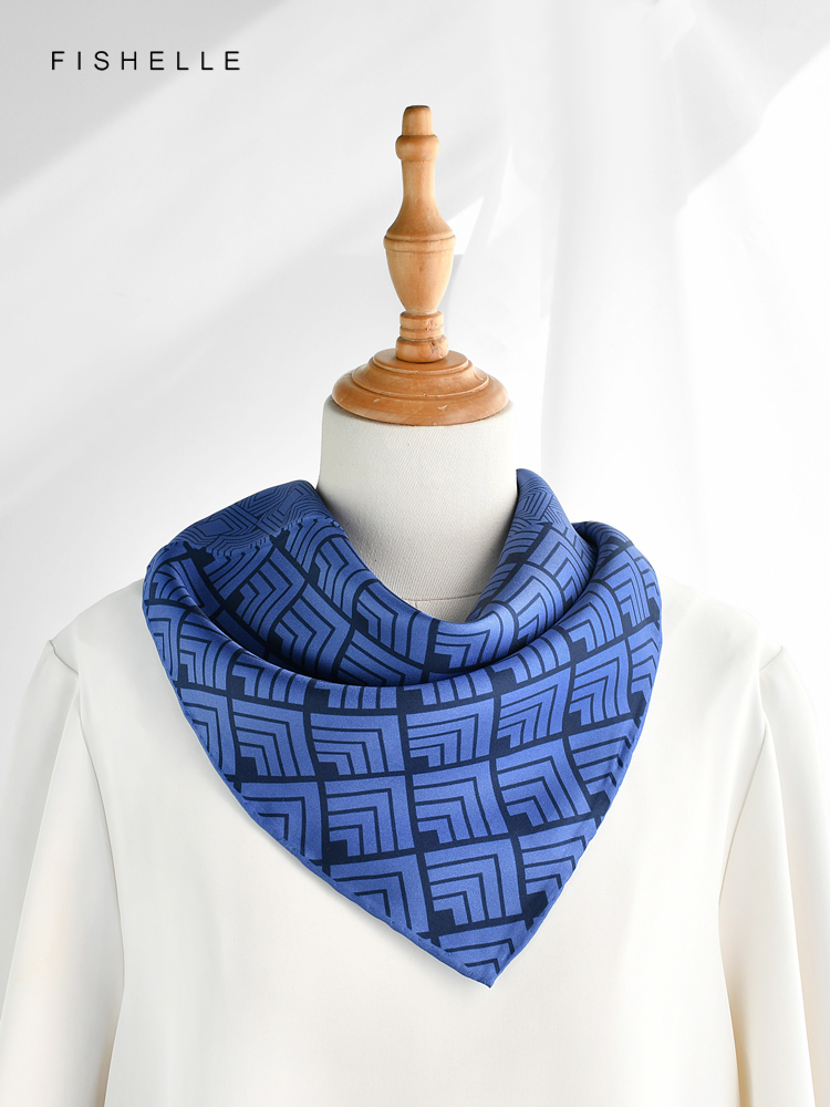 Женский саржевый шарф с геомет – обзор и цена Scarf Silk Square